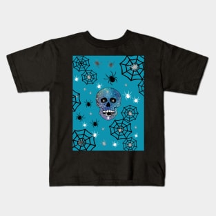 Halloween Creepy Crawling Spiders Kids T-Shirt